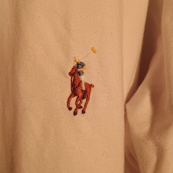 Ralph Lauren Polo Oxford Shirt – Classic White Button-Down Long Sleeve - Picture 2 of 4